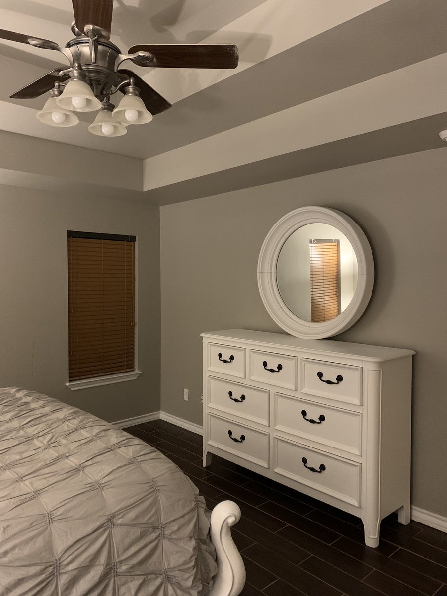 Shawnlutgen's tweet image. New floors, paint, and sand and paint furniture.  The dining room is no longer our bedroom.  #DIY #OnToTheNextProject