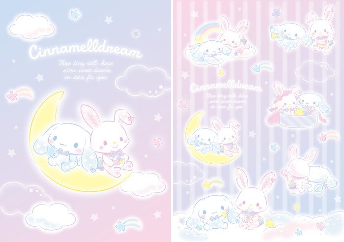 ねとらぼ ゆめかわいい サンリオの人気2キャラクターがコラボ 夜空で遊ぶシナモンとメルがメルヘンすぎる シナメルドリームシリーズ 発売 T Co Orjkocs4sk