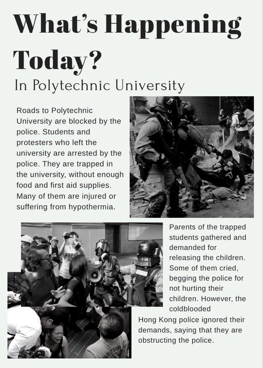 FreeHK97045802's tweet photo. HK police are out of control. The are same as terrorists. Please help!
#SOSHK #SOSPolyU https://t.co/aIpmXsU5d7
