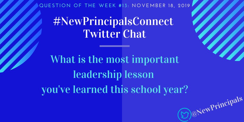 NewPrincipals's tweet image. It’s time ⏰ for our #NewPrincipalsConnectQOTW
We ask that you HELP👏🏽 keep the conversation going 👉🏽 Connect 👥| Learn 💭 | Grow 🌱 

What is the most important #LeadershipLesson you’ve learned this school year❓ 
Here’s a resource for your reflection 📖: educationpost.org/lessons-ive-le…