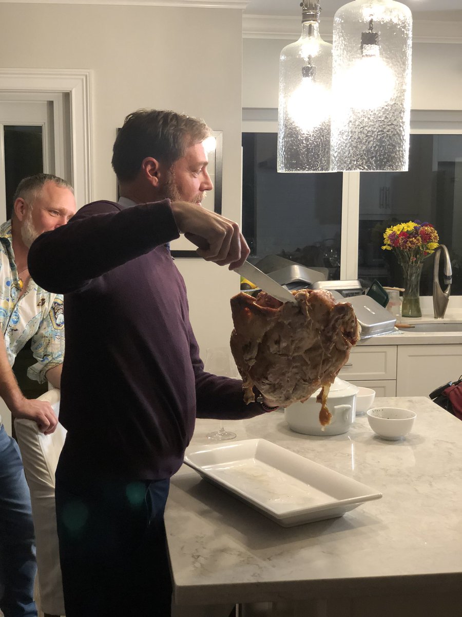 SuzanneBoyd's tweet photo. #Friendsgiving with the @RiseandLIVEShow team and an etiquette expert 😳 #WATCH live at 9am this Friday to see who has the best manners 💁‍♀️ https://t.co/AVXOtei7SO