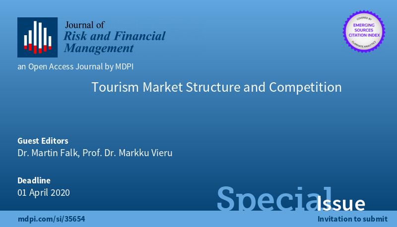 JRFM_MDPI's tweet photo. Call for Papers for @JRFM-Special Issue "#Tourism Market Structure and Competition" now available online at https://t.co/coHIRv1jYI https://t.co/HSUnXTUGed