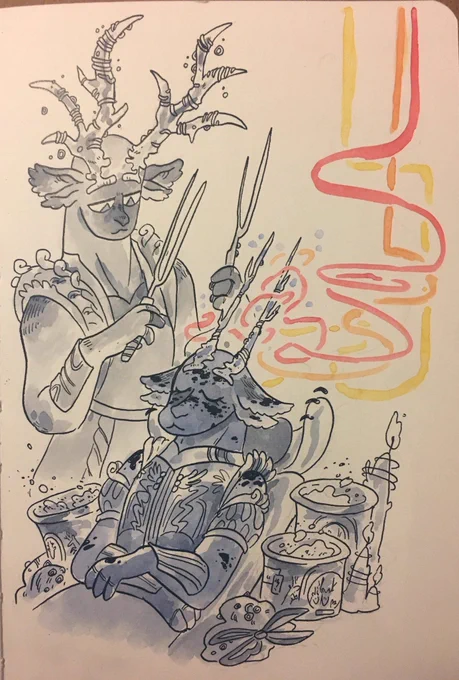 #friendsatthetable dialect game, space deer communication tech 