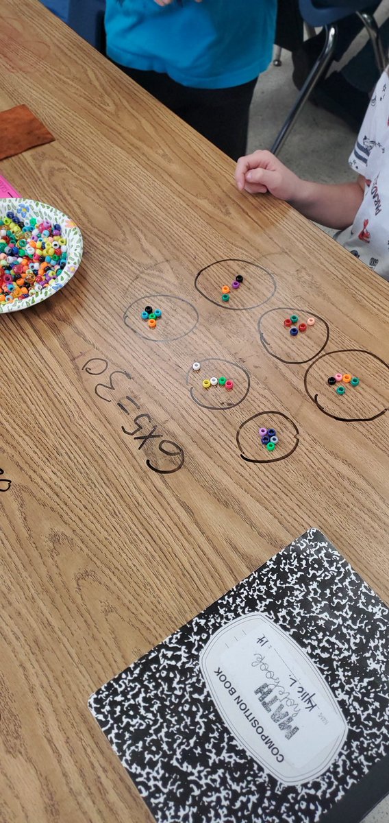 Woohoo! Multiplication! Today we started learning multiplication beginning with equal groups/set model. The students enjoyed using manipulatives to make the groups! #ashlandsoar #handsonmath