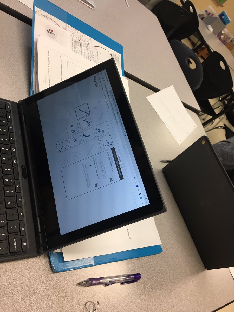 Shmoehle's tweet photo. #MathReady Ss engage in a Scatterplots Polygraph activity using @Desmos. #technologyintegration #academicvocabulary is important https://t.co/b6m8WzAe30
