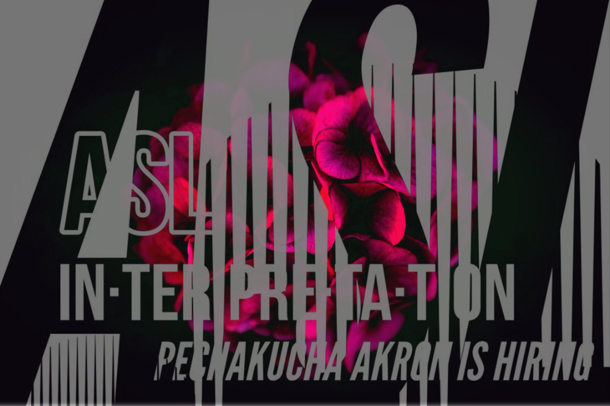 PechaKucha Akron (@pkakron) on Twitter photo Help us out, we need some real recommendations: Nice person, friendly, kind, honest, and must be good with large crowds and a really, really, good ASL interpreter. Request more info via messages <a href="/PKAkron/">PechaKucha Akron</a>
#hiring Help us out, we need some real recommendations: Nice person, friendly, kind, honest, and must be good with large crowds and a really, really, good ASL interpreter. Request more info via messages <a href="/PKAkron/">PechaKucha Akron</a>
#hiring