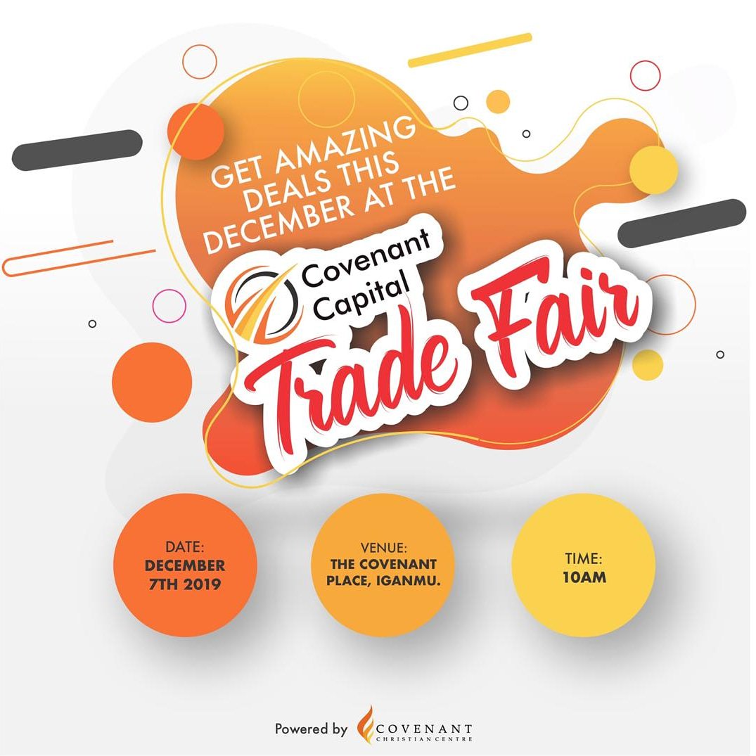 C3_Capital's tweet image. Mark your calendars, time for some amazingly awesome deals just in time for Christmas.

Make it a family fun day out while getting great bargains from our over 200 accredited vendors 

December 7, 2019 by 10am at The Covenant Place Iganmu