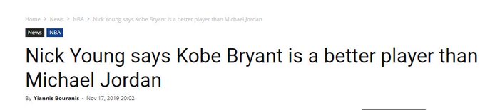 尼克楊：因為這件事情我不喜歡喬丹，在內心Kobe是比他更好的球員！-黑特籃球-NBA新聞影音圖片分享社區