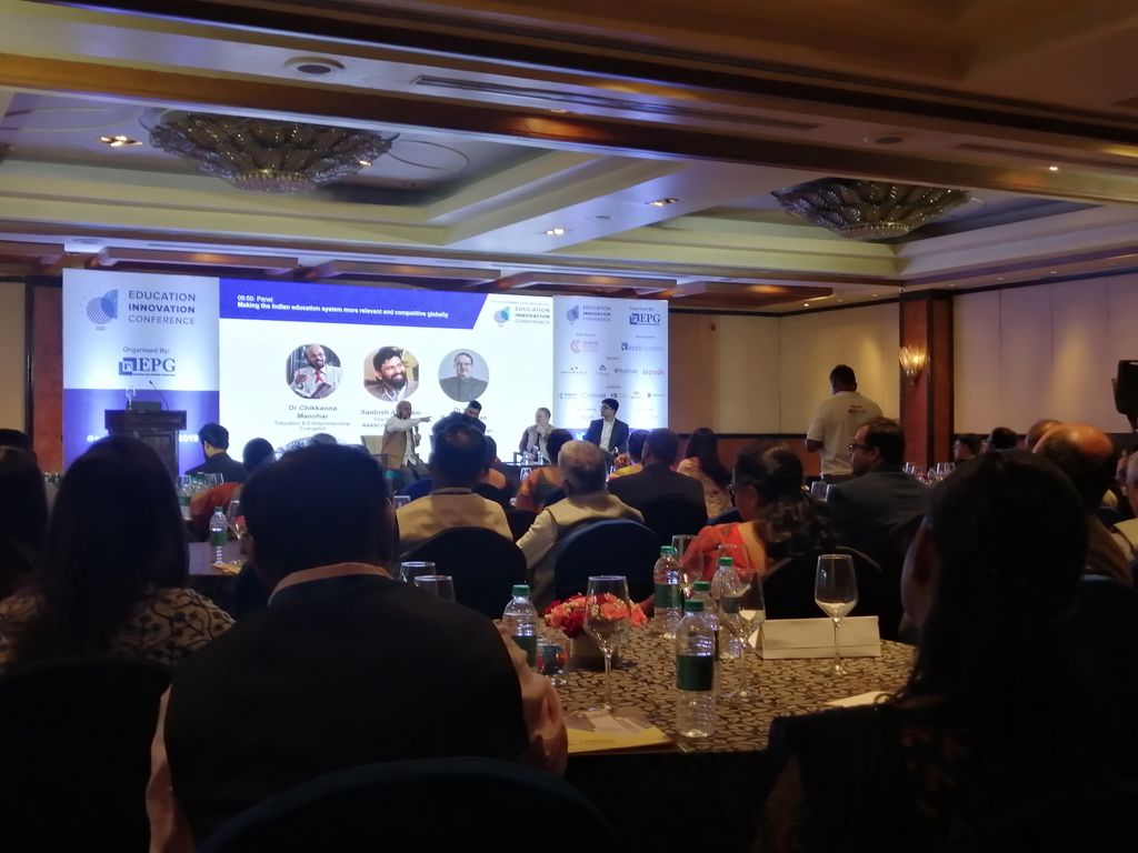 Full House at the Panel on "Making the Indian Education System More relevant and Competitive Globally" at #EIC2019.