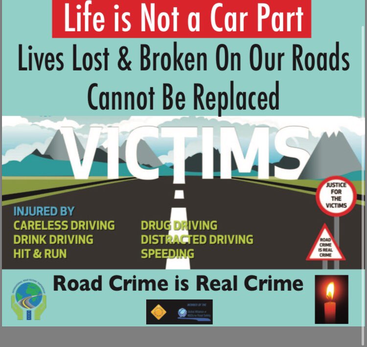 SaveLifeLib's tweet image. World Day of Remembrance for Road Traffic Victims 2019😢😢