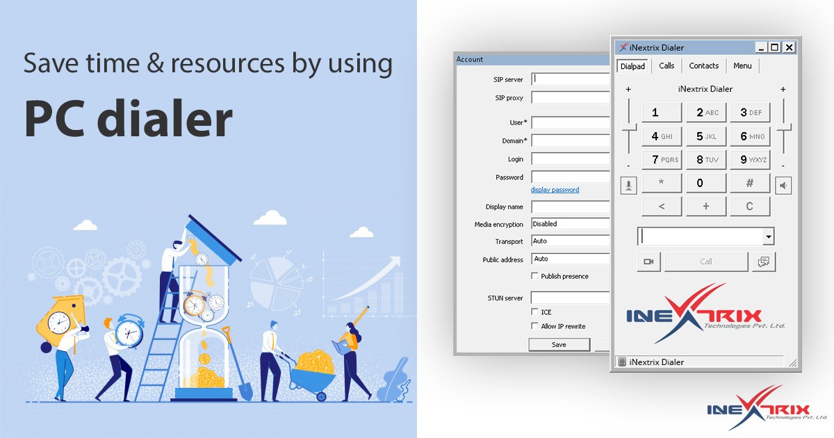 Inextrix's tweet image. Save time &amp;amp; resources by using PC dialer. For more details, please visit inextrix.com/pc-dialer

#PCdialer #Softphone #SIP #SIPsoftphone #dialer #business #communication #VoIP