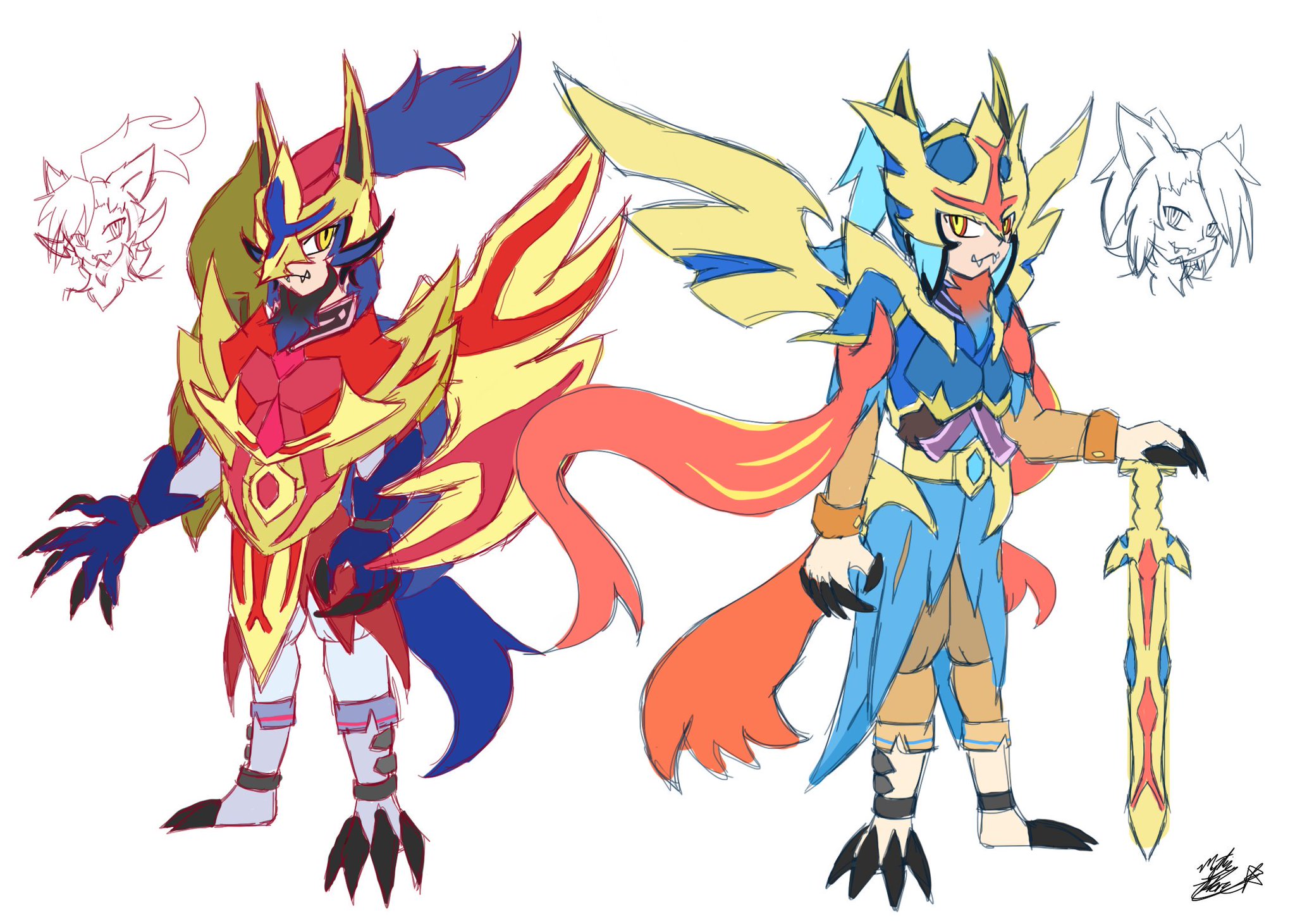 Alice A - Zacian and Zamazenta Gijinkas