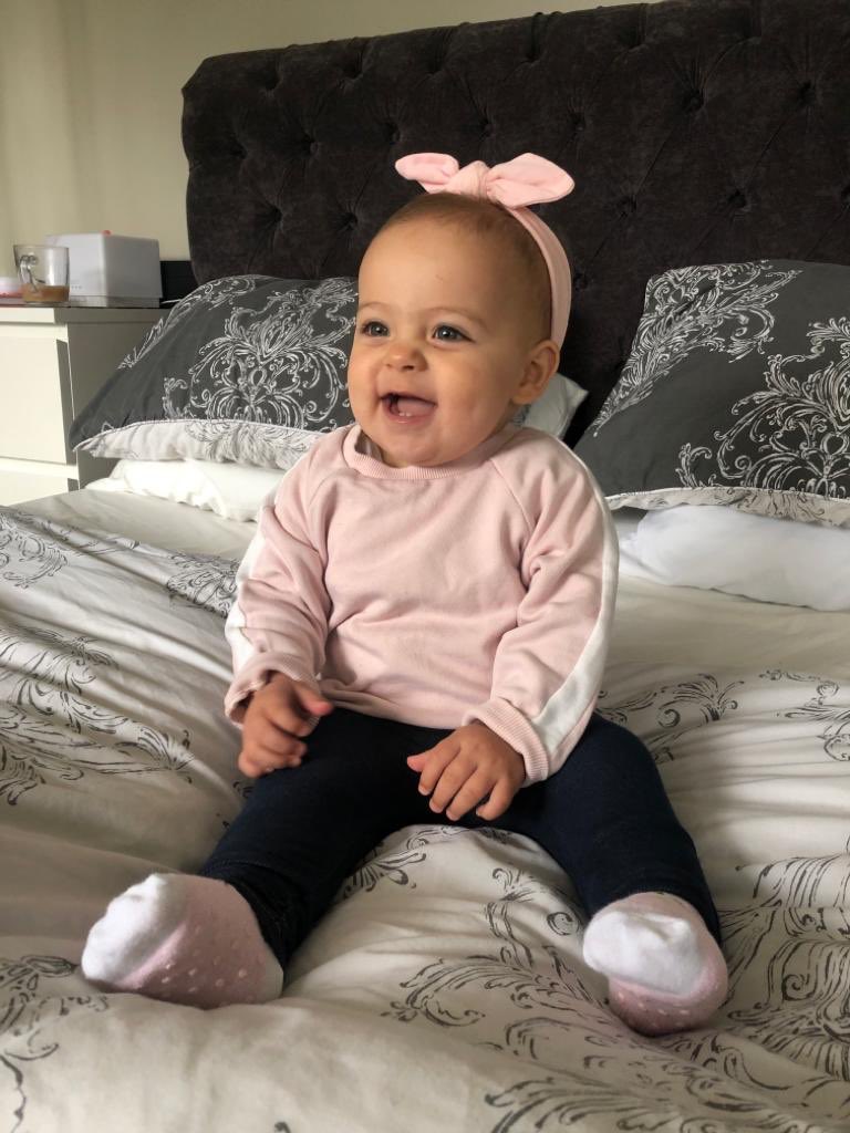 1 year ago today I was stood on top of a cage at the staples centre in LA on the due date of my child. Stupidest and luckiest thing I’ve ever done. Made it back to Birmingham with hours to spare. Happy birthday BruiserBab 🐻