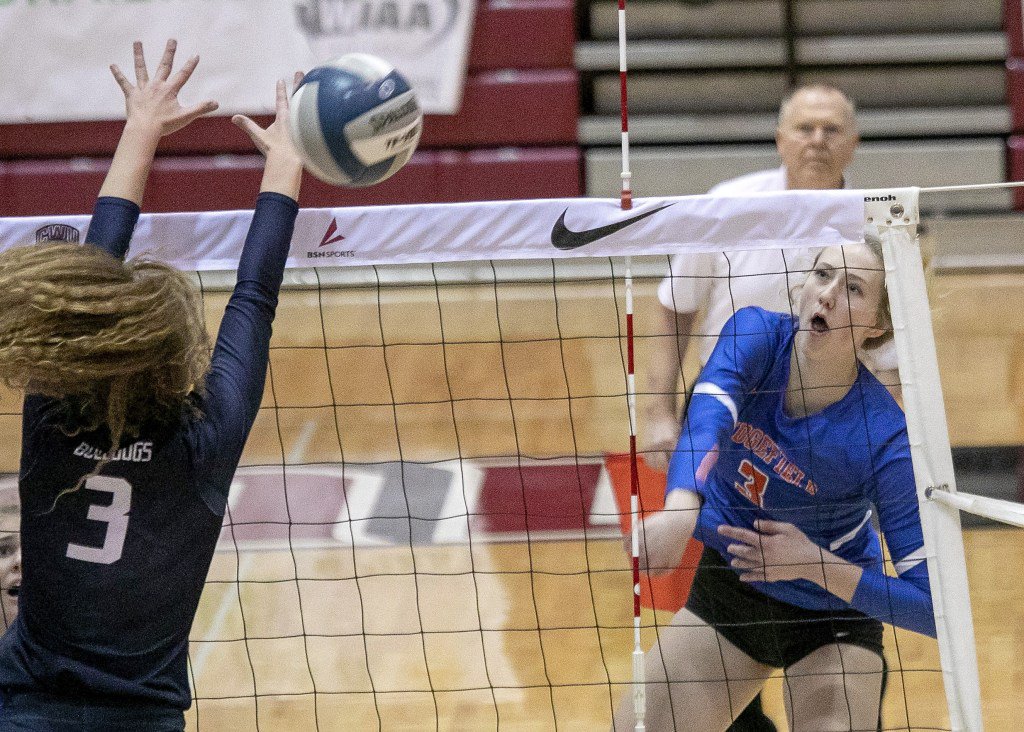 360preps's tweet image. Delaney Nicoll of Ridgefield leads 2A Greater St. Helens League volleyball all-league team blogs.columbian.com/high-school-sp…