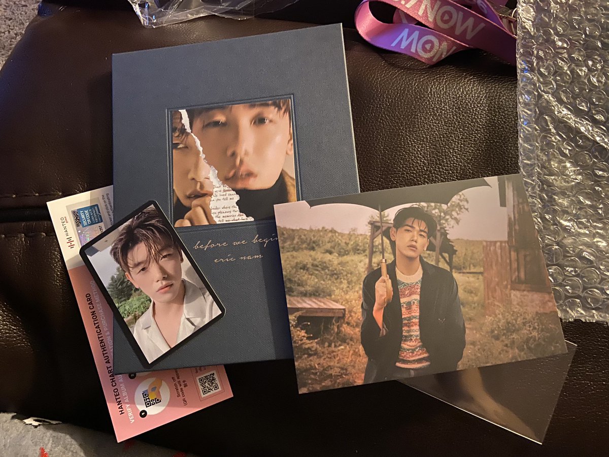 MY @ericnamofficial ALBUM CAME IN THE MAIL TODAY AND IM CRYIN. ILYSM ERIC IM SO PROUD OF YOU💜💜🥺 #SadBoiVibez #BeforeWeBegin
