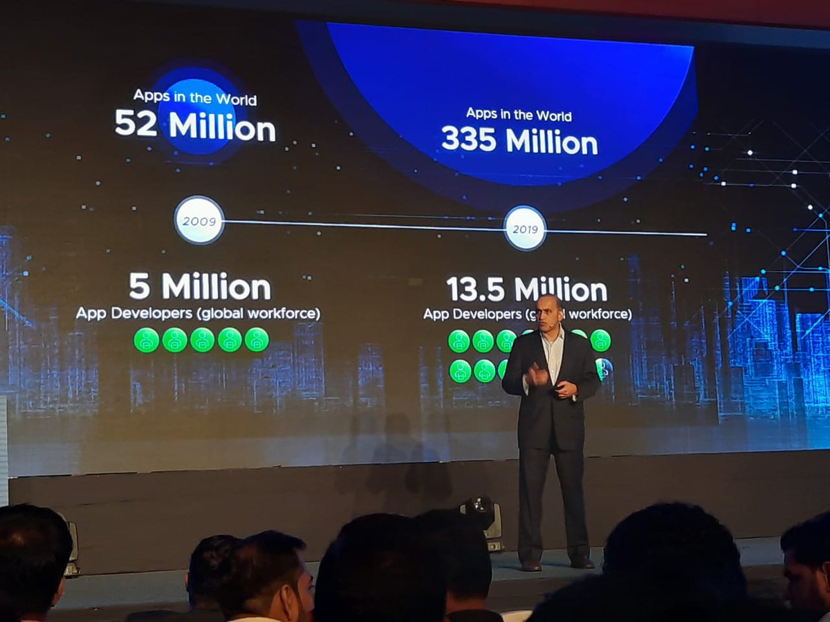 pandi_twits's tweet image. Now more than ever, demand is growing for tech professionals who understand digital infrastructure &amp;amp; recognize that technology is critical to achieving business goals. #vForumIN 2019 #vForumIN @VMwareIN