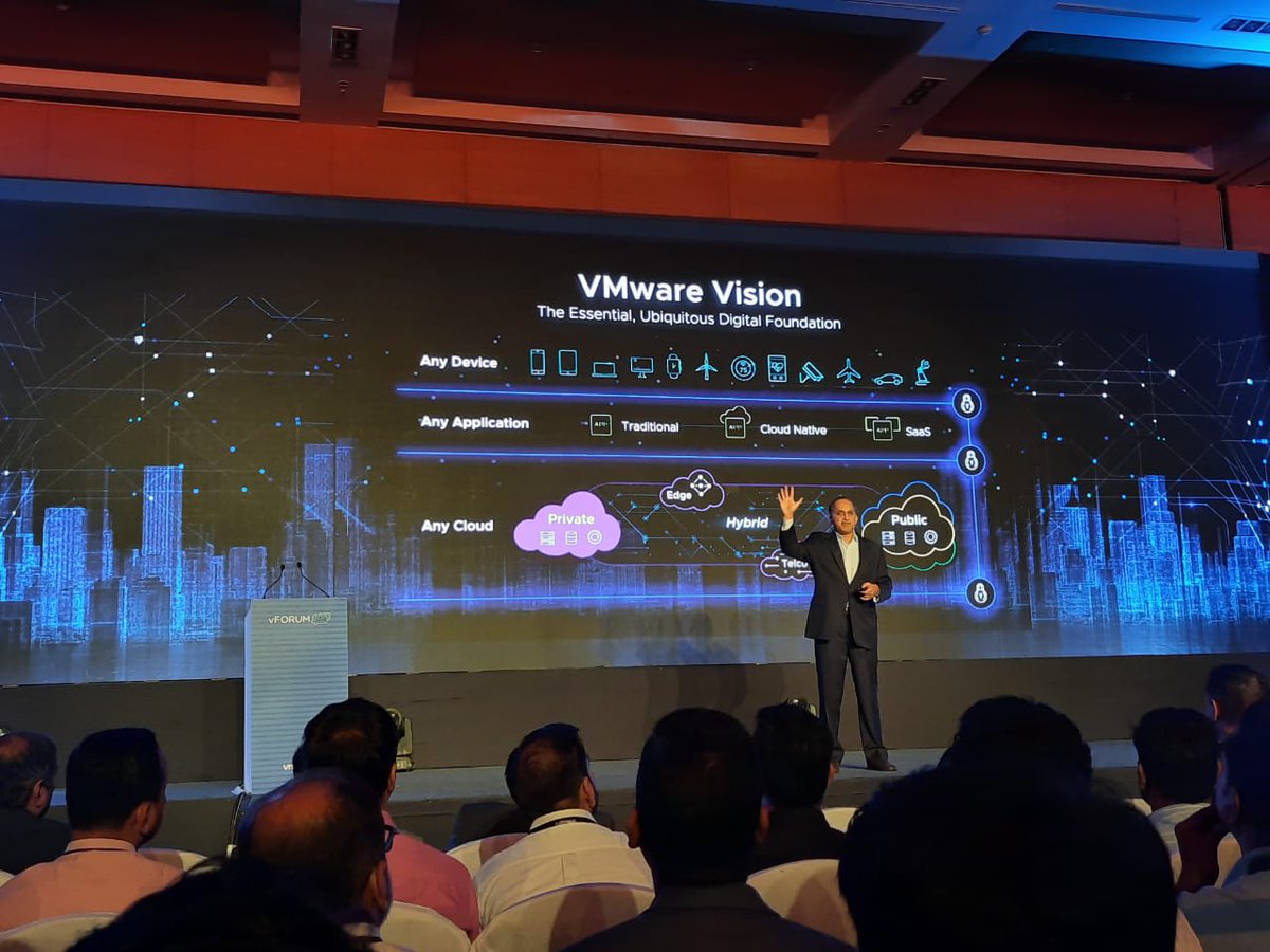 Poeticandfunny's tweet image. #vForumIN is happening in #Mumbai.
We are in phase transition ,and we are witnessing a great shift due to evolution of technology and @VMwareIN is all about providing us knowledge about the tools which we can use to innovate .
The era of fixed office space is ending soon.