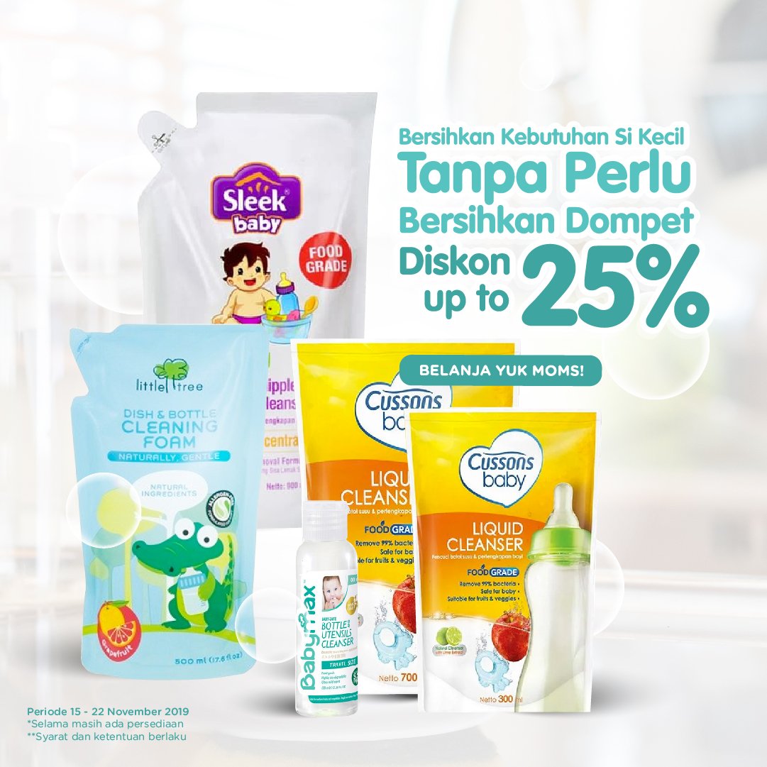 Bagi yang stock laundry and cleanser-nya habis. Yuk buka app dan web tororo.com dan nikmati Discount up to 25% untuk setiap pembelian produk dalam kategori Laundry and Cleanser.
ShopNow>>tororo.com/promo/bersihka…
#SelasaSambat #lebihdarisusu