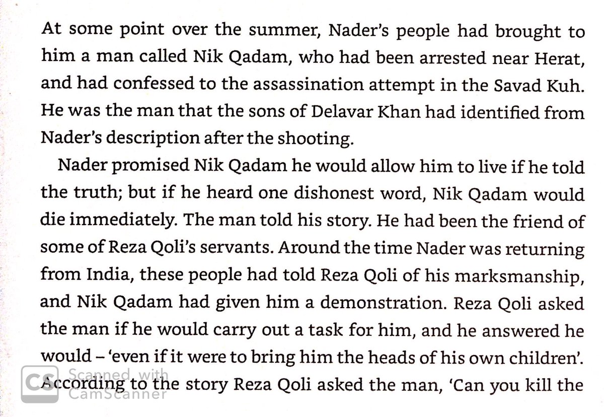 Suspecting his son’s involvement in an assassination attempt, Nader had his heir blinded. He was soon filled with regret.