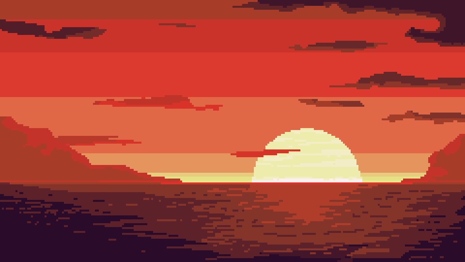Rptrz Pixel Sunset Rptrz ドット絵 風景画 Illustration T Co Uycustyme6 Rptrz Pixel Sunset Rptrz ドット絵 風景画 Illustration T Co Uycustyme6