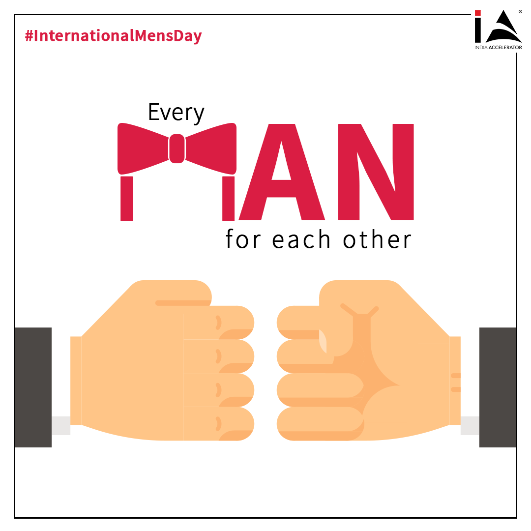INaccelerator's tweet image. This #MensDay, let&apos;s stick together and help each other navigate through life, while working together to smash patriarchal expectations.

#InternationalMensDay #IndiaAccelerator