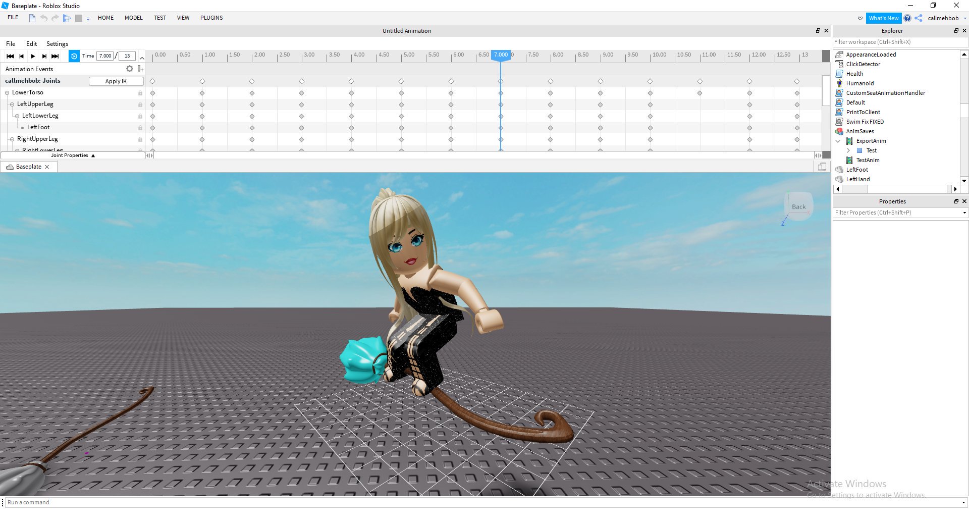 Barbie On Twitter - roblox testanim