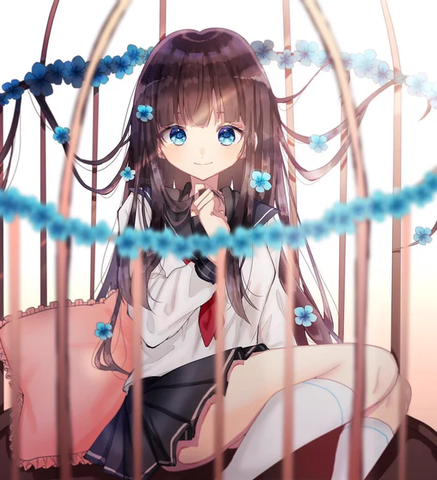 #俺の描いた髪の毛を見てくれ
髪の毛描くの好きです…! 