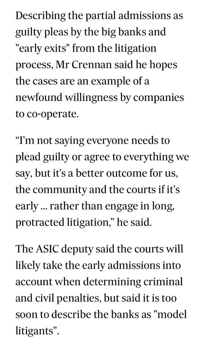 Landofgold2's tweet photo. #ASIC referring 2 #ModelLitigant is promising. It’s been more than 2 years working behind the scenes to bring ML to the fore. #ANZ #CBA #NAB #Westpac all agreed ML. Let’s see #Macquarie #Suncorp #Bendigo #BOQ step up after I put it to AGMs #BankWarriors #HEC @TimWilsonMP https://t.co/gcN1lMMgFs