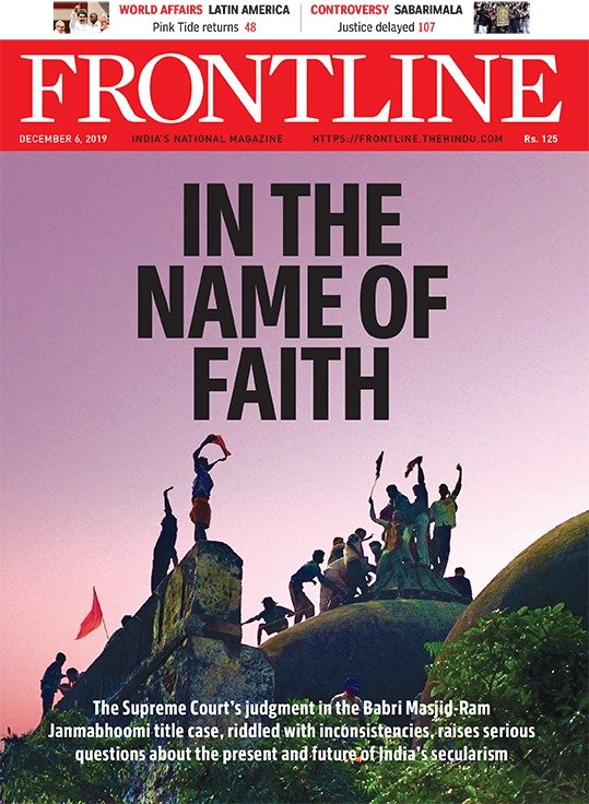 frontline_india's tweet image. This fortnight in Frontline
COVER STORY: The Supreme Court’s judgment in the Ayodhya title case, riddled with inconsistencies, raises serious questions about India’s secularism.