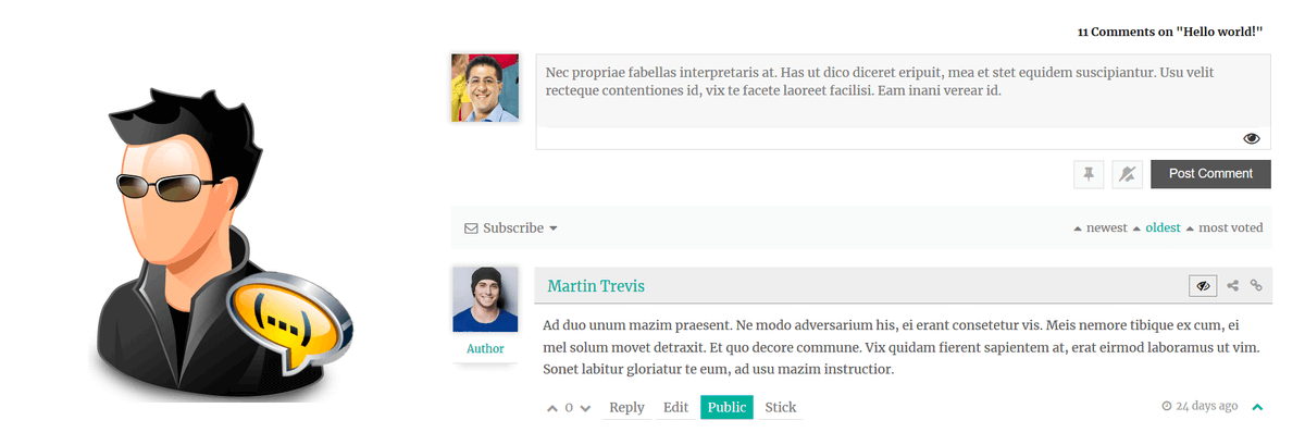 gVectors's tweet photo. Create private comment threads🤫 with #wpDiscuz Private Comments add-on.
https://t.co/r0wRyMbmXo
#wp #comments #plugin https://t.co/5me58kNJyI