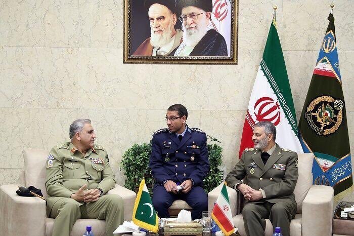 COAS met Secretary of Iran's Supreme National Security Council Admiral Ali Shamkhani and Army Chief Major General Abdul Rahim Mousavi. 
Regional security environment and bilateral defence cooperation discussed.