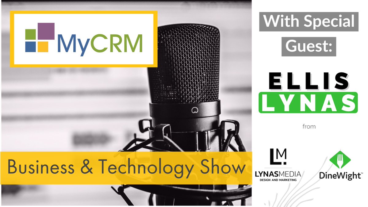 👏 TOMORROW 👏 
Ellis is on the Business &amp; Technology Show tomorrow and we're looking forward to finding out more about his two ventures... <a href="/DineWight/">DineWight</a> <a href="/LynasMedia/">LynasMedia</a> youtube.com/channel/UCJBlZ…