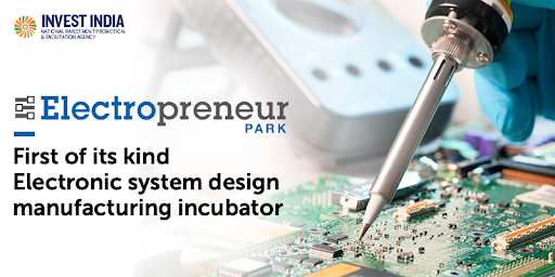 InvestIndiaGER's tweet photo. Electropreneur Park, an initiative by @GoI_MeitY, has been set up with an aim to promote and inculcate an environment of Research &amp; Design in the Electronics sector in #NewIndia. Learn more about such initiatives at https://t.co/HIRnQj2Rp4
#InvestinIndia @makeinindia https://t.co/AKZJSdrWqg
