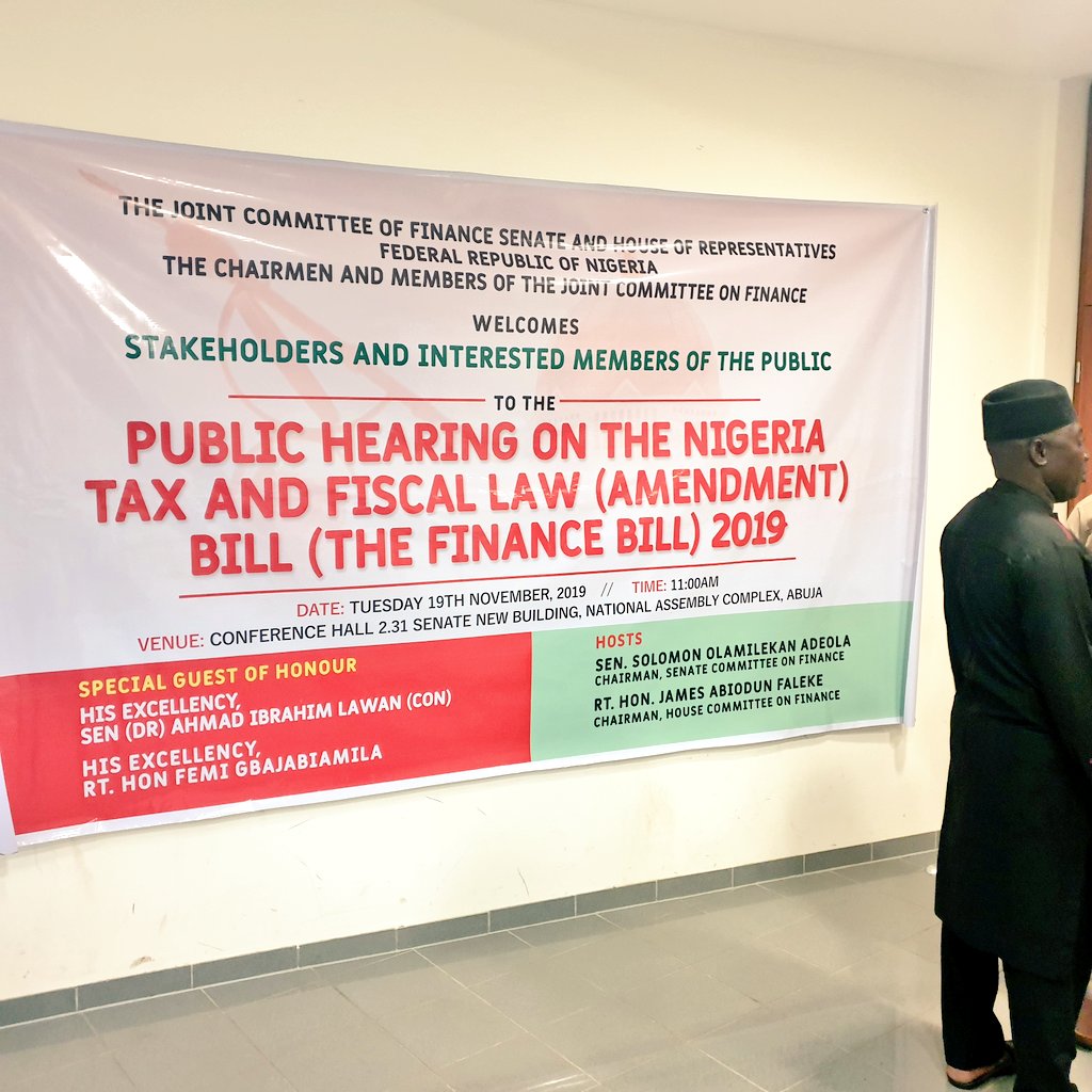 NabilaAguele's tweet image. Happening Now: Public Hearing on Finance Bill 2019 #nigeria #citizensparticipation #fiscalreform