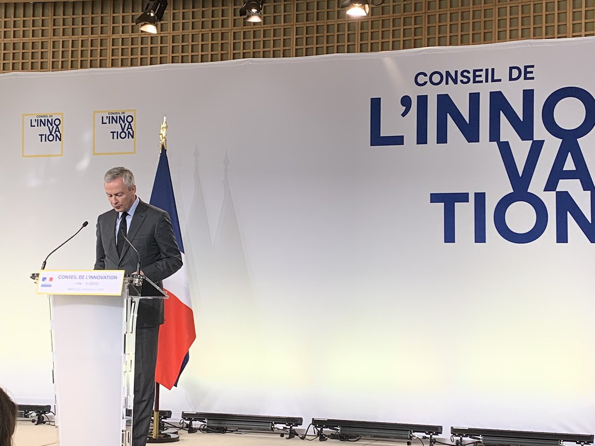 jeanlucbeylat's tweet photo. “Il n’y pas de souveraineté politique sans souveraineté technologique “ @BrunoLeMaire #Conseilinnovation @Economie_Gouv https://t.co/1CEu1SpdIP