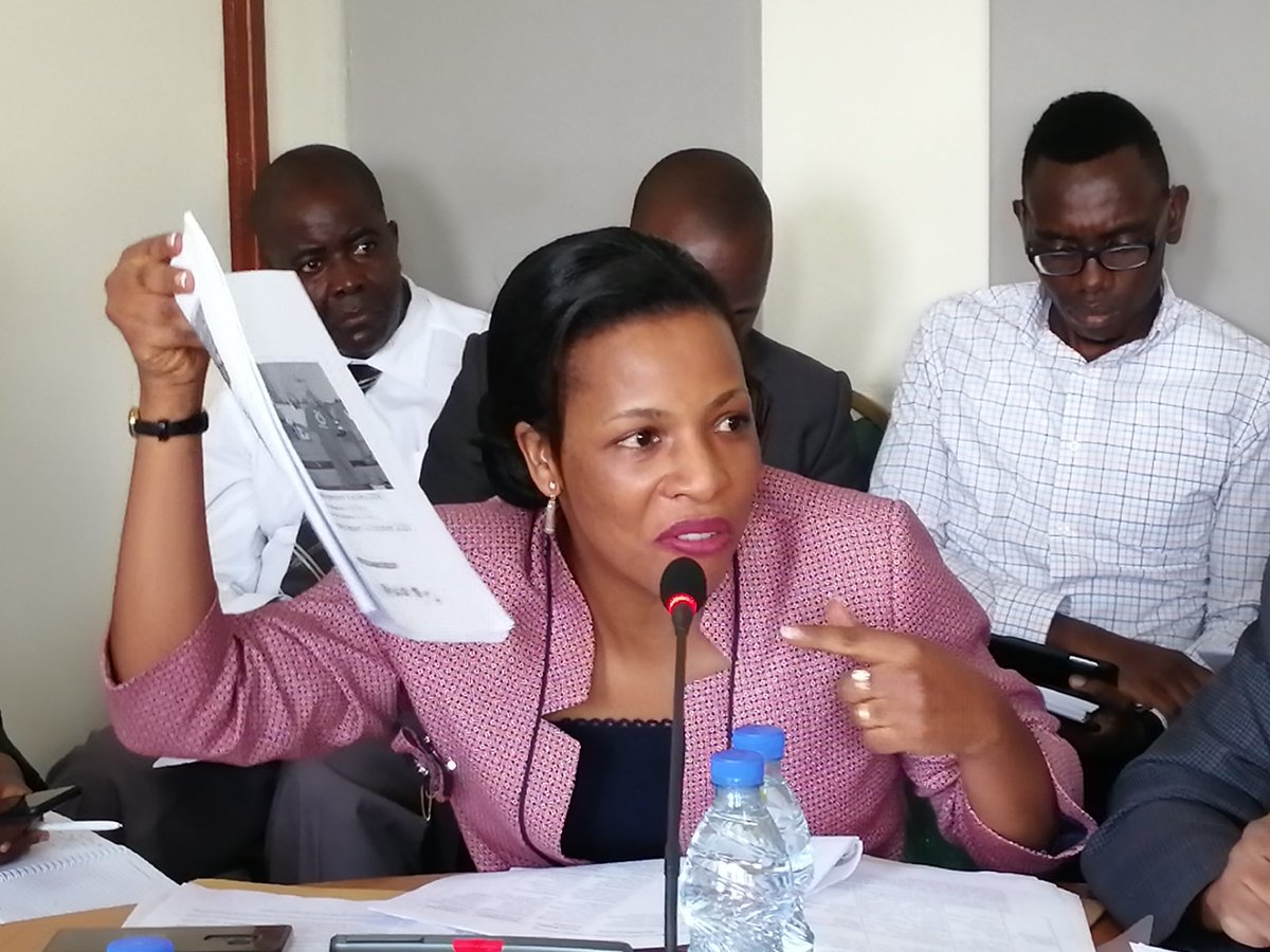 pwatchug's tweet photo. The Public Accountability Committee accuses the Project Coordinator USDP, Private Sector Foundation Ms. Ruth Biyinzika Musoke for deliberately failing to perform her duties. The Committee chair says she's liable under section 44 of the Public Finance Management Act. #PACUG https://t.co/N1THVZ5rb0