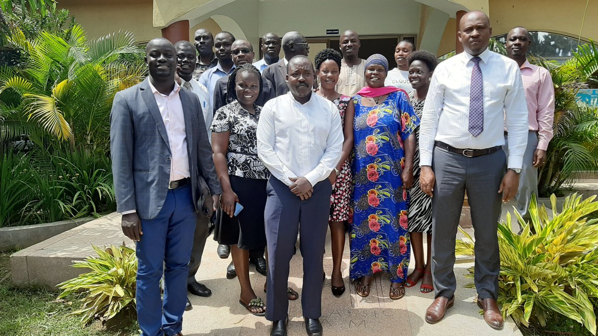 ninyesigar's tweet photo. At the close of the meeting, we do a group photo with CAO, DCDO, DISO, DEO and Secretary Gender &amp; Community Services. Going forward we agree on many issues but most importantly submitting reports on a quarterly basis, a report template to be shared #DNMCs https://t.co/F9HoEihuZ9