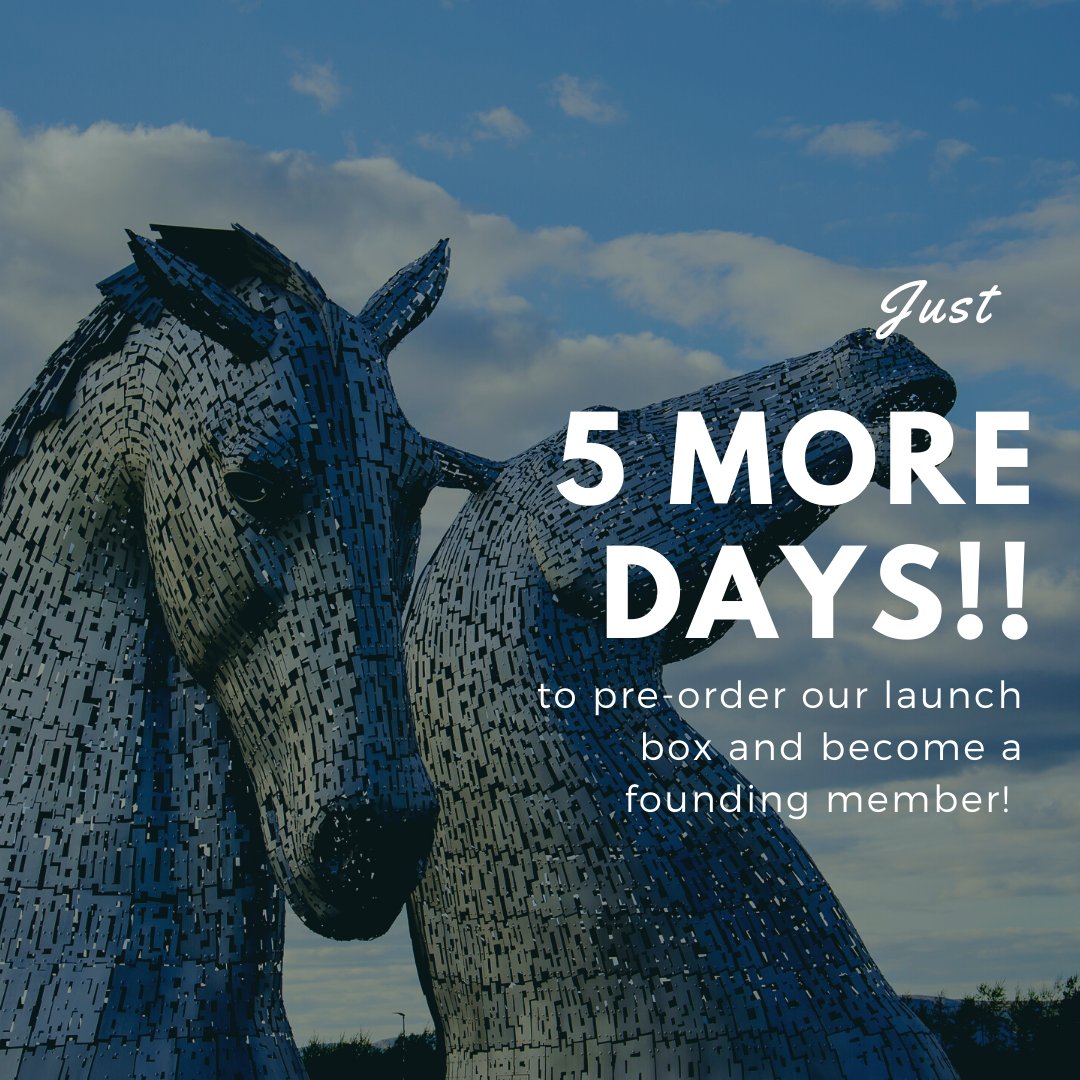 TheScotBox1's tweet photo. Only 5 more days to pre-order your December #LaunchBox with Scottish gifts from the #Bonnie town of #Crieff in #Scotland + become a #FoundingMember ! https://t.co/1Z8aevTL2P #TravelBox #TravelSubscriptionBox #SubscriptionBox #Travel #VisitScotland #VisitCrieff #TravelScotland https://t.co/XJHZA2CkWO