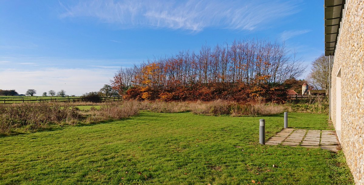 Beautiful Tuesday morning from the garden at Long House #NorthNorfolk. Our largest property is now available for your New Year's Eve #gettogether. For 10 guests. High ceilings &amp; open spaces, a perfect #countrysidebreak. Book now living-architecture.co.uk/the-houses/lon…
#groupstays #familyholidays
