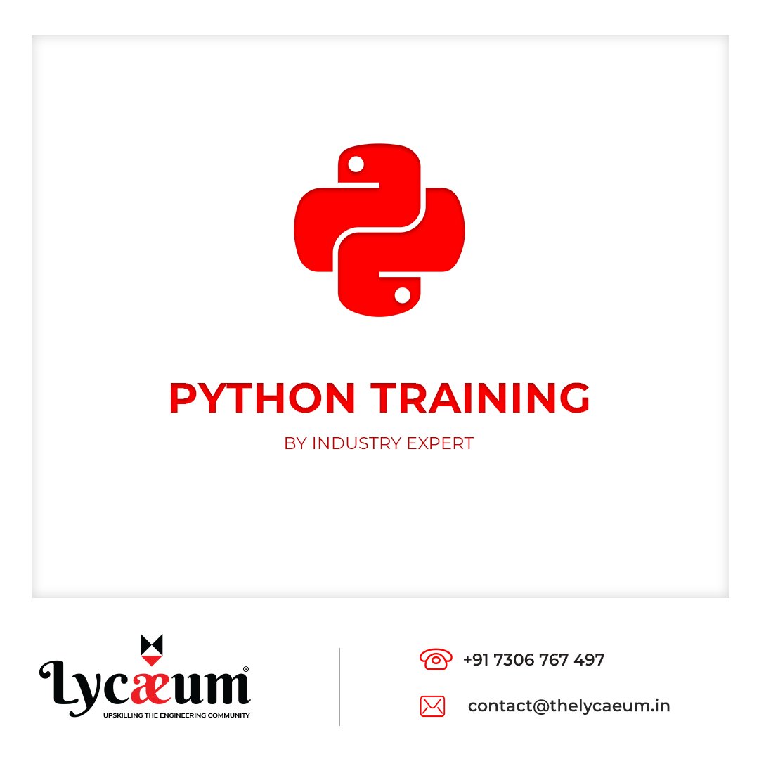 TheLycaeum's tweet image. Python Coaching!!
   +Mentoring by Industry Expert
   +Python Classes in Calicut
   +Practice with expert

#python #python_projects #calicut #Kerala #Lycaeum #the_Lycaeum #PyConCA2019