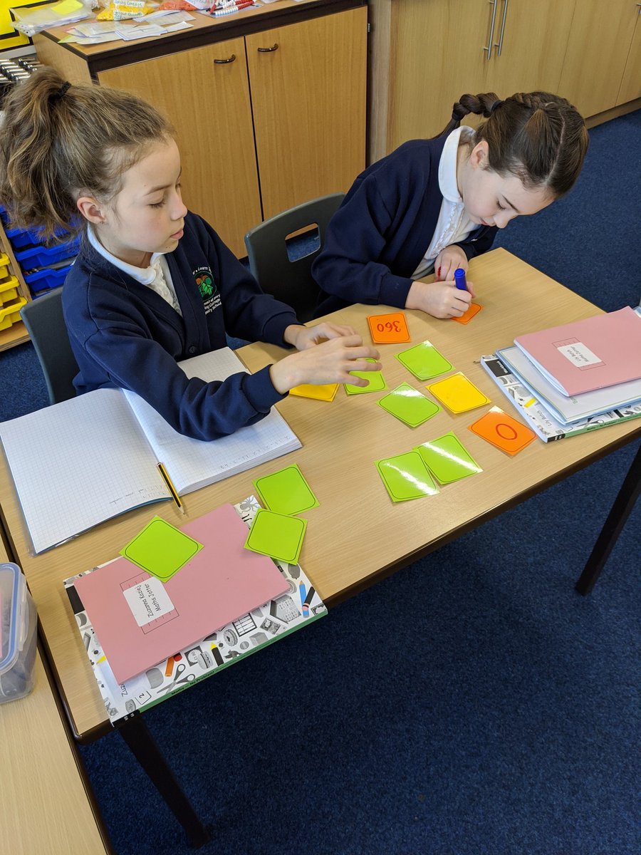 SpringCottagePS's tweet image. #SpringCottage6TU are working in groups to create multiplication tables of numbers over 25. Quick 5 minute starter to apply the rules of x tables. #QuickThinking #MathsSkills
