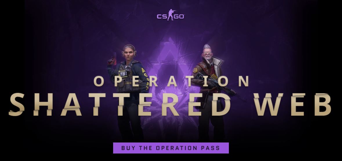 New #CSGO Operation #ShatteredWeb is now playable! 

If you need any real accessoires, shirts, pistols or knives ... check out this:

➡️ csgo-merch.com