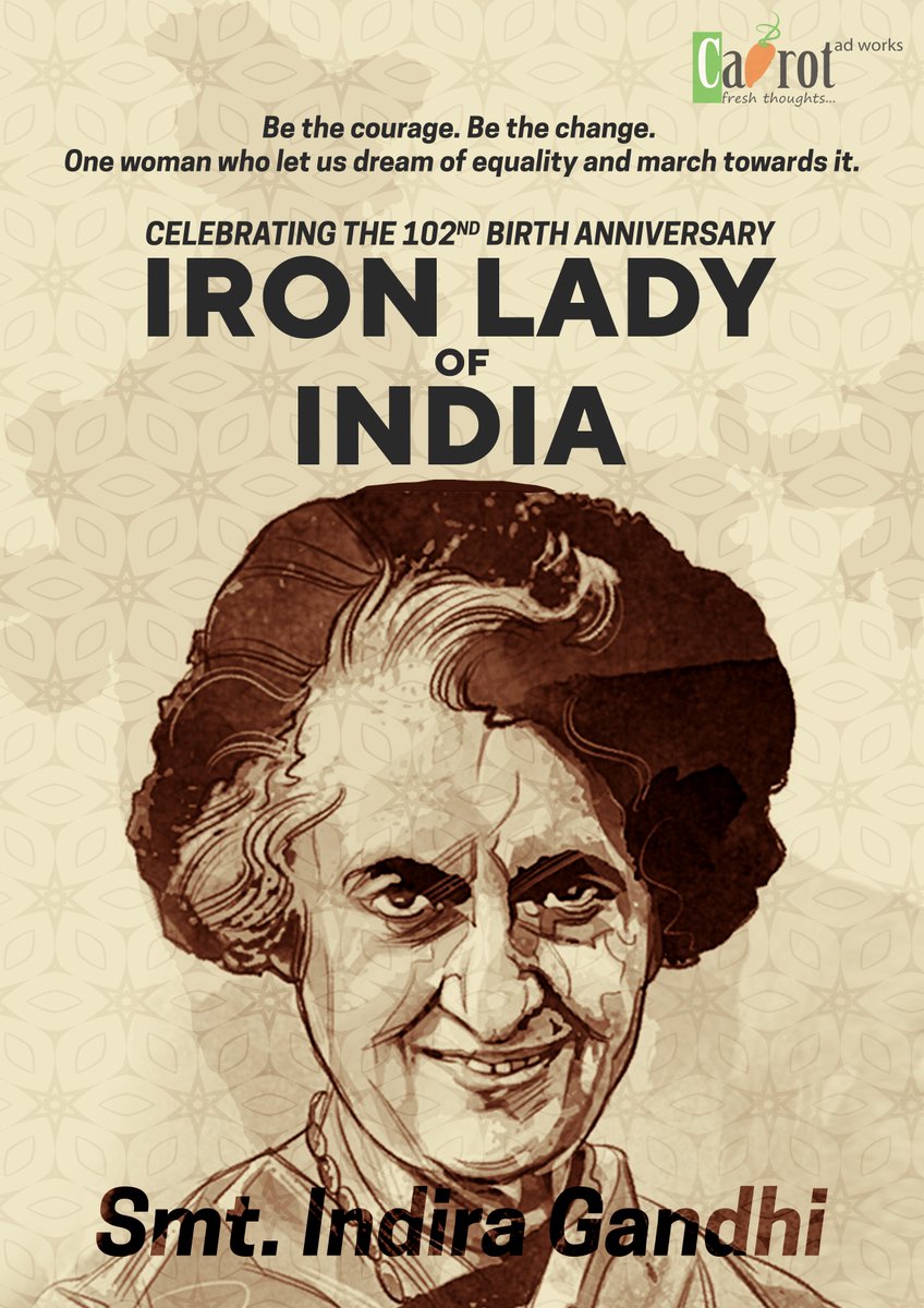 #IronLady #IndiraGandhi #indiragandhibirthanniversary