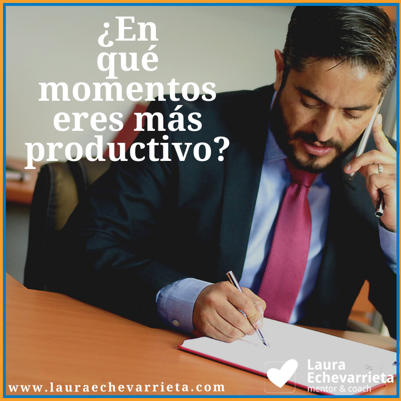 Te has puesto a pensar que tendrías mayor productividad si pensaras las horas en las que mejor trabajas, y  te pregunto: 🤔 ¿En qué momentos eres más productivo? 
#LauraEchevarrietaMétodoOPD #LauraEchevarrietaPorFinTiempo       #LauraEchevarrietaGestiónDeTiempo #LauraEchevarrieta