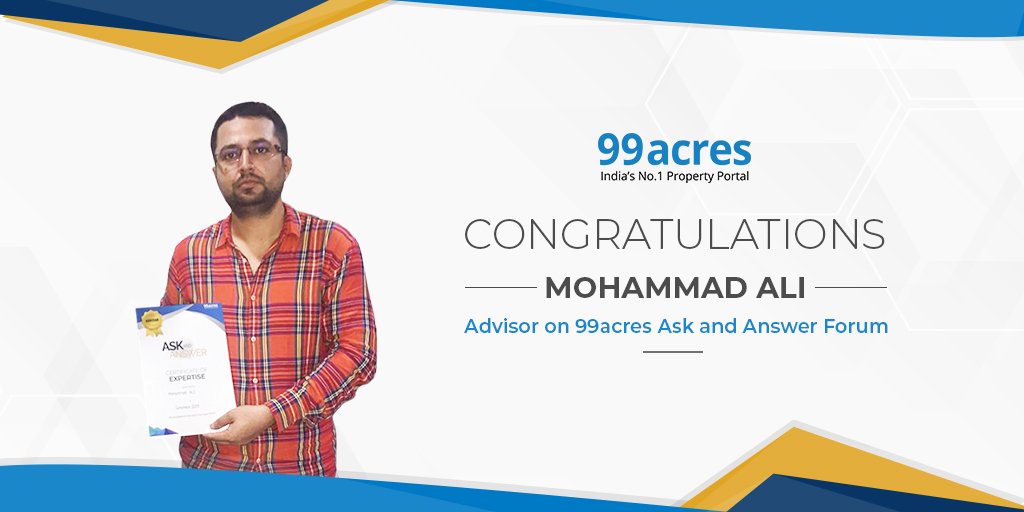 99acresIndia's tweet photo. #PropertyGuru | Thanks for helping buyers take an informed home buying decision, Mohammad Ali!
Are you looking to buy a property in #Mumbai? #AskAnExpert for genuine advice: https://t.co/0rnC1imNI3
#99acres #AskAndAnswer #KnowFromExperts https://t.co/6kaalPrdXz
