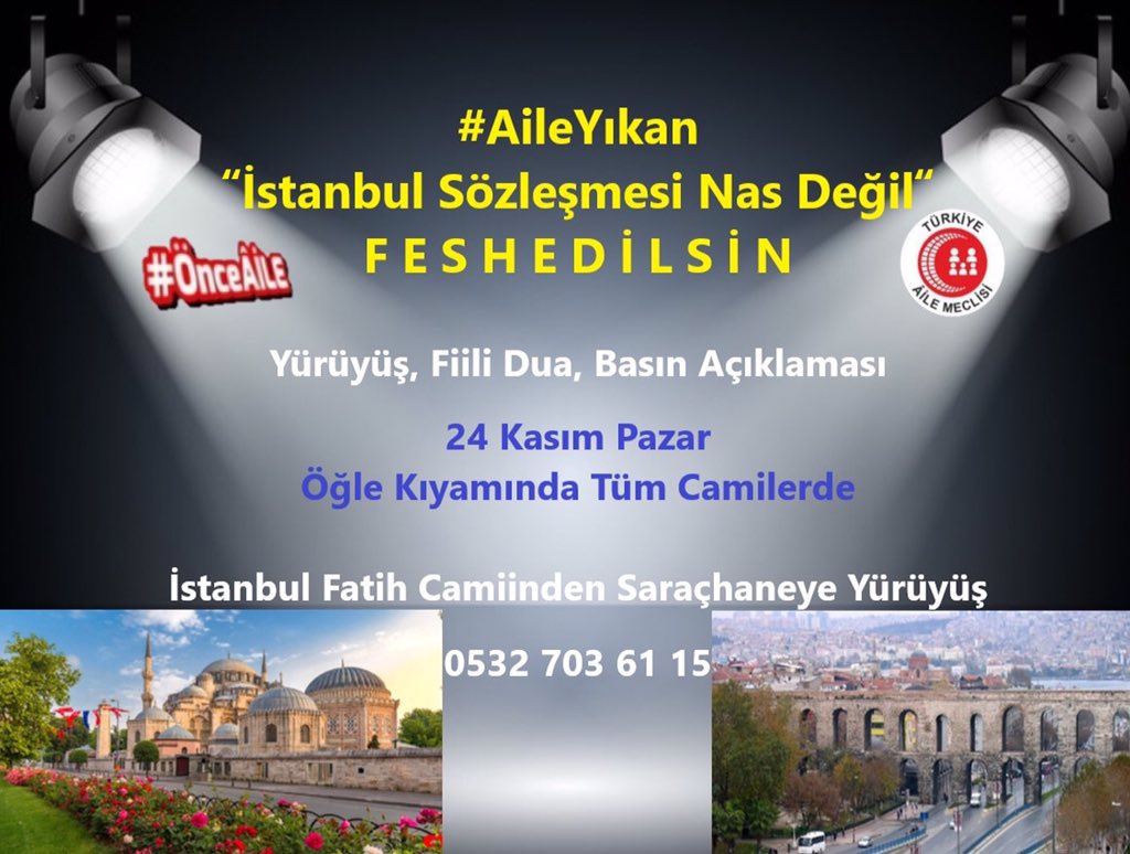 #AkiteSorun 6284’ten 5yılda 2milyon uzaklaştırma #İstanbulSözleşmesi ve #6284MilliGüvenliğimizeTehdittir önceaile Yürüyüş 24kasım heryerde m.yeniakit.com.tr/haber/6284ten-… #önceaile <a href="/6284Platformu/">#6284AileyiYokEdiyor #AileyiYıkanYasalarKalksın</a> ailemeclisi.org <a href="/akittv/">AKİT TV</a> <a href="/yeniakit/">Yeni Akit Gazetesi</a> <a href="/tcbestepe/">T.C. Cumhurbaşkanlığı</a> <a href="/RTErdogan/">Recep Tayyip Erdoğan</a> <a href="/fatindagistanli/">Fatin Dağıstanlı</a> <a href="/OnceAile/">#ÖnceÂİLE #ÖnceÇOCUK #ÖnceİNSAN #ÖnceÂileyiKoru</a>