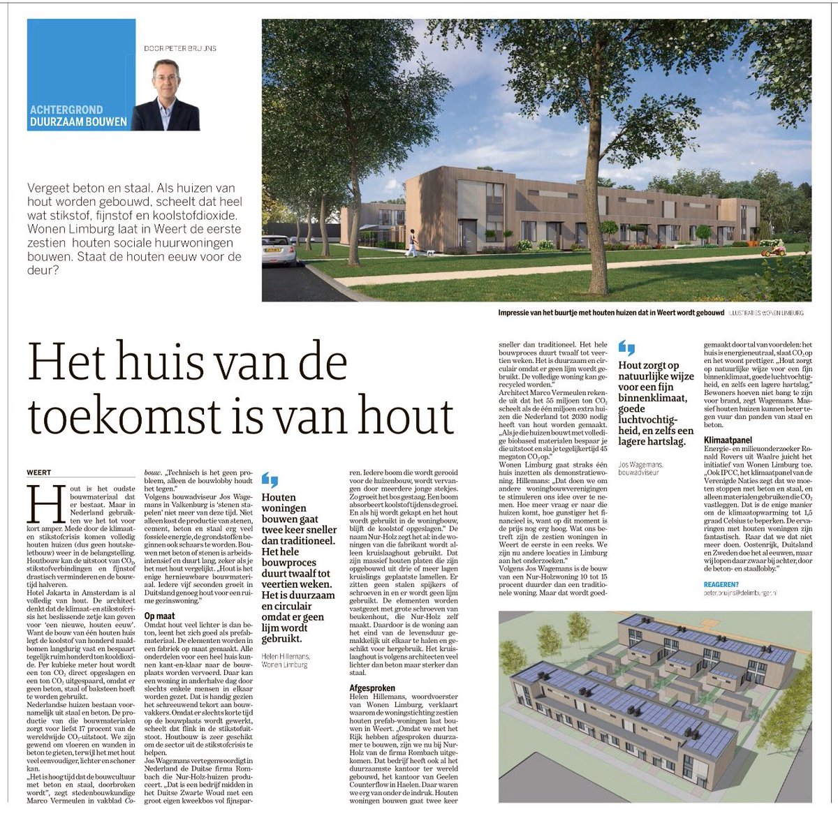 Zoveel redenen waarom dit toekomstwaarde heeft, 16 houten woningen in #Weert. <a href="/wonenlimburg/">Wonen Limburg</a> <a href="/gemeenteweert/">Gemeente Weert</a> #nurholz #rombach <a href="/delimburger/">De Limburger</a> <a href="/Peterbruijns/">Peter Bruijns</a> #wegstikstof #opslagCO2 #welkomthuis