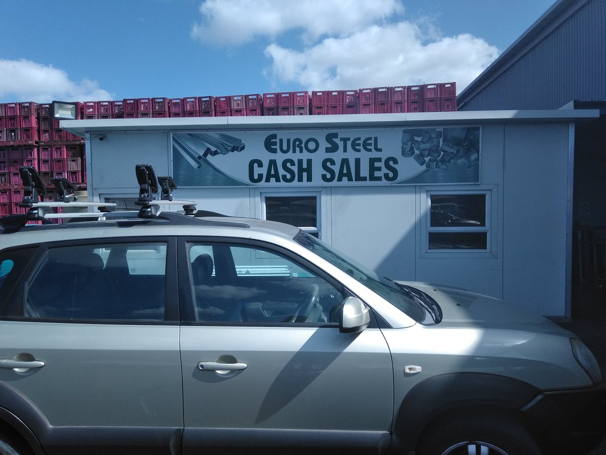 So cool that after years of supporting us Euro Steel were our first port of call when we needed aluminum and stainless steel for our business