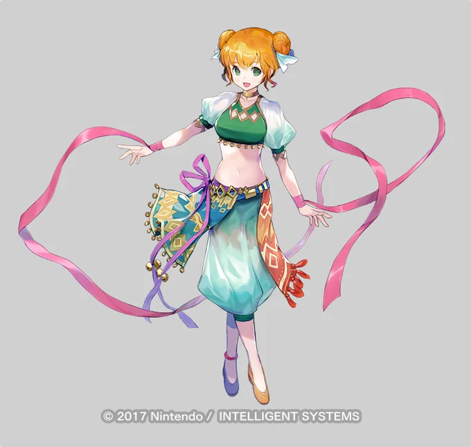 『ファイアーエムブレム ヒーローズ』で本日登場の【陽気な踊り子ララム】描かせて頂きましたので、何卒～! #FEヒーローズ #FEHeroes 