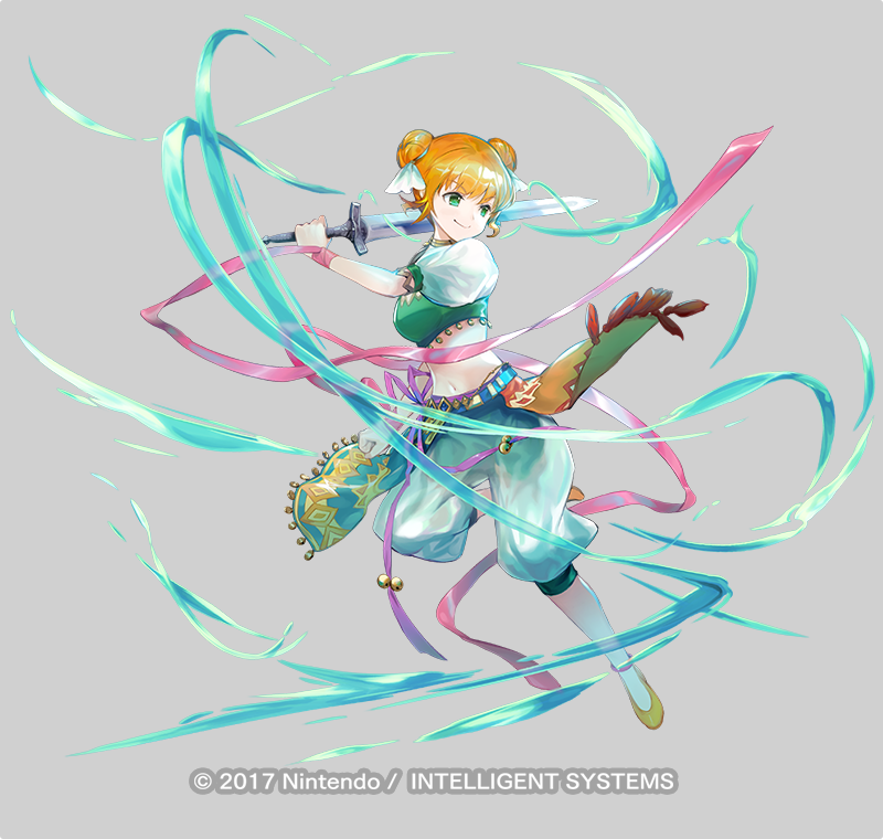 「『ファイアーエムブレム ヒーローズ』で本日登場の【陽気な踊り子ララム】描かせて頂」|かわすみのイラスト